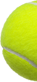 part of a tennis ball