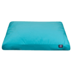 turquoise colored dog bed